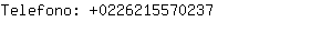 Telefono: 022621557....