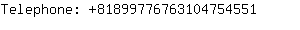 Telephone: 8189977676310475....