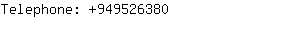 Telephone: 94952....