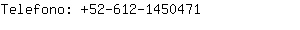 Telefono: 52-612-145....