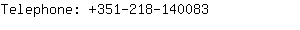 Telephone: 351-218-14....