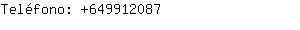 Teléfono: 64991....