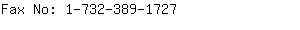 Fax No: 1-732-389-....