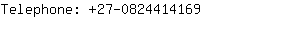 Telephone: 27-082441....