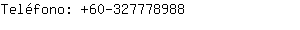 Teléfono: 60-32777....