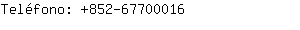 Teléfono: 852-6770....