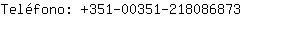 Telfono: 351-00351-21808....
