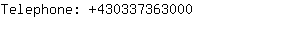 Telephone: 43033736....
