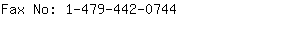 Fax No: 1-479-442-....
