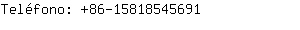 Teléfono: 86-1581854....