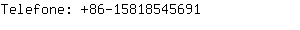 Telefone: 86-1581854....