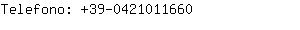 Telefono: 39-042101....