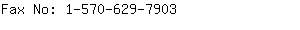 Fax No: 1-570-629-....