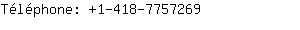 Tlphone: 1-418-775....