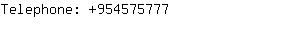 Telephone: 95457....