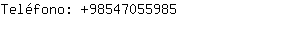 Teléfono: 9854705....