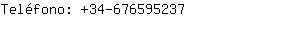 Teléfono: 34-67659....