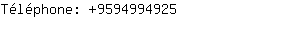 Téléphone: 959499....