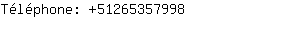 Tlphone: 5126535....