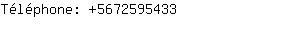Téléphone: 567259....