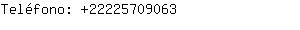Teléfono: 2222570....