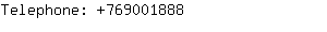 Telephone: 76900....