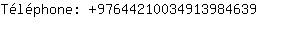 Tlphone: 9764421003491398....