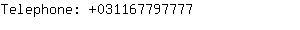Telephone: 03116779....