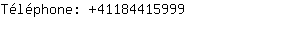 Téléphone: 4118441....
