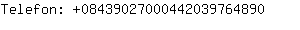 Telefon: 0843902700044203976....