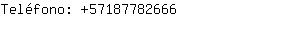Teléfono: 5718778....