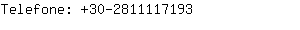 Telefone: 30-281111....
