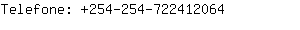 Telefone: 254-254-72241....