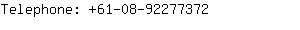 Telephone: 61-08-9227....