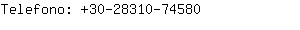 Telefono: 30-28310-7....