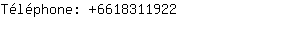 Téléphone: 661831....