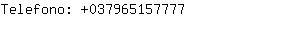 Telefono: 03796515....