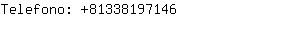 Telefono: 8133819....