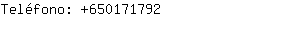 Teléfono: 65017....