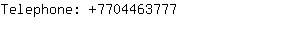 Telephone: 770446....