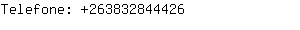 Telefone: 26383284....