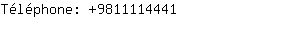 Tlphone: 981111....