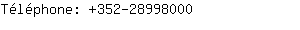 Téléphone: 352-2899....