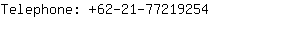 Telephone: 62-21-7721....