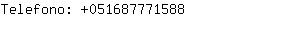 Telefono: 05168777....
