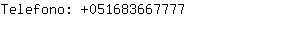 Telefono: 05168366....