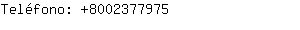 Teléfono: 800237....