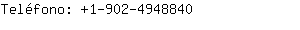 Teléfono: 1-902-494....