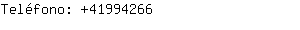 Teléfono: 4199....