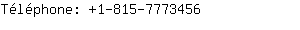 Tlphone: 1-815-777....